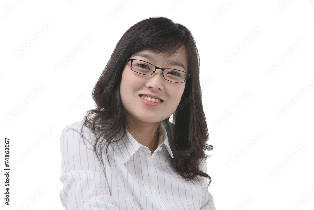 앉아서 제스처 취하는 아시안 비즈니스 여성 앉아서 제스처 취하는 아시안 비즈니스 여성