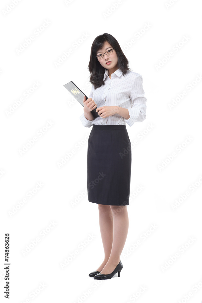서서 제스처를 취하는 아시안 비즈니스 우먼 서서 제스처를 취하는 아시안 비즈니스 우먼