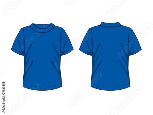 Kids t-shirt. Vector template