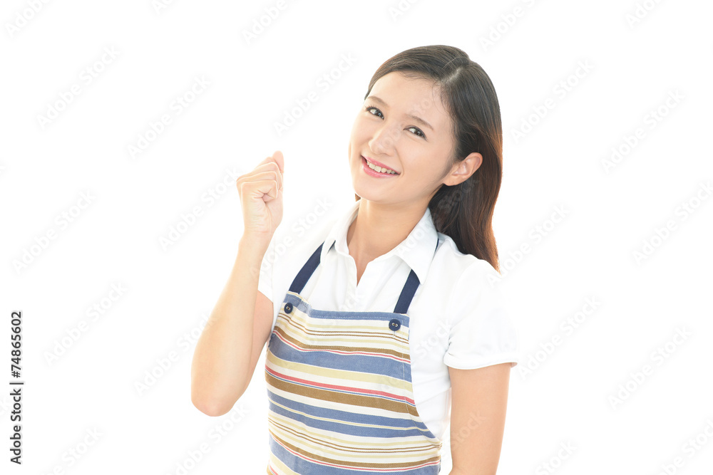 ガッツポーズの主婦 ガッツポーズの主婦