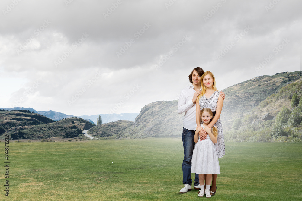 Obraz premium Happy family