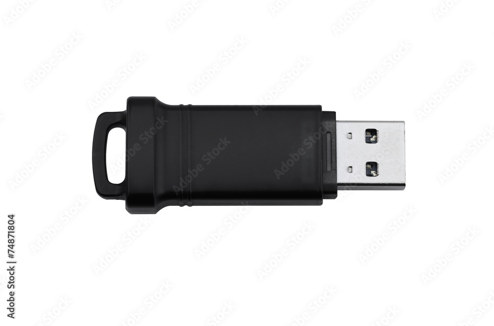 USB Flash Drive isolated on white background USB Flash Drive isolated on white background