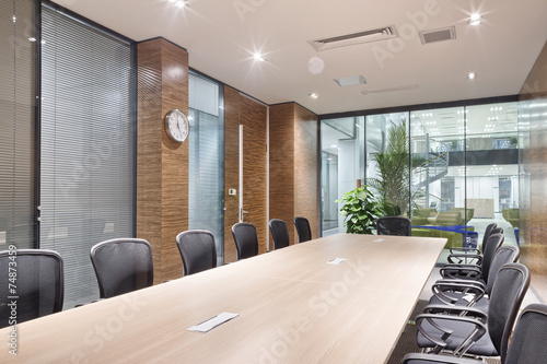 modern office meeting room interior