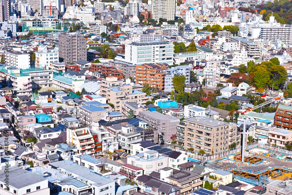 東京の住宅街の風景