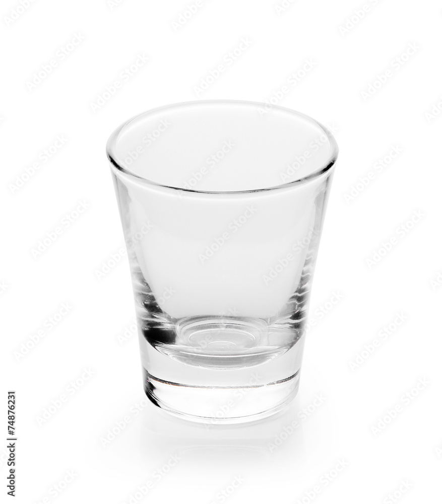 Empty glass. isolated on a white background Empty glass. isolated on a white background