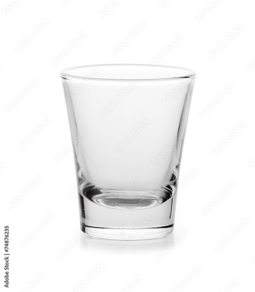 Empty glass. isolated on a white background Empty glass. isolated on a white background