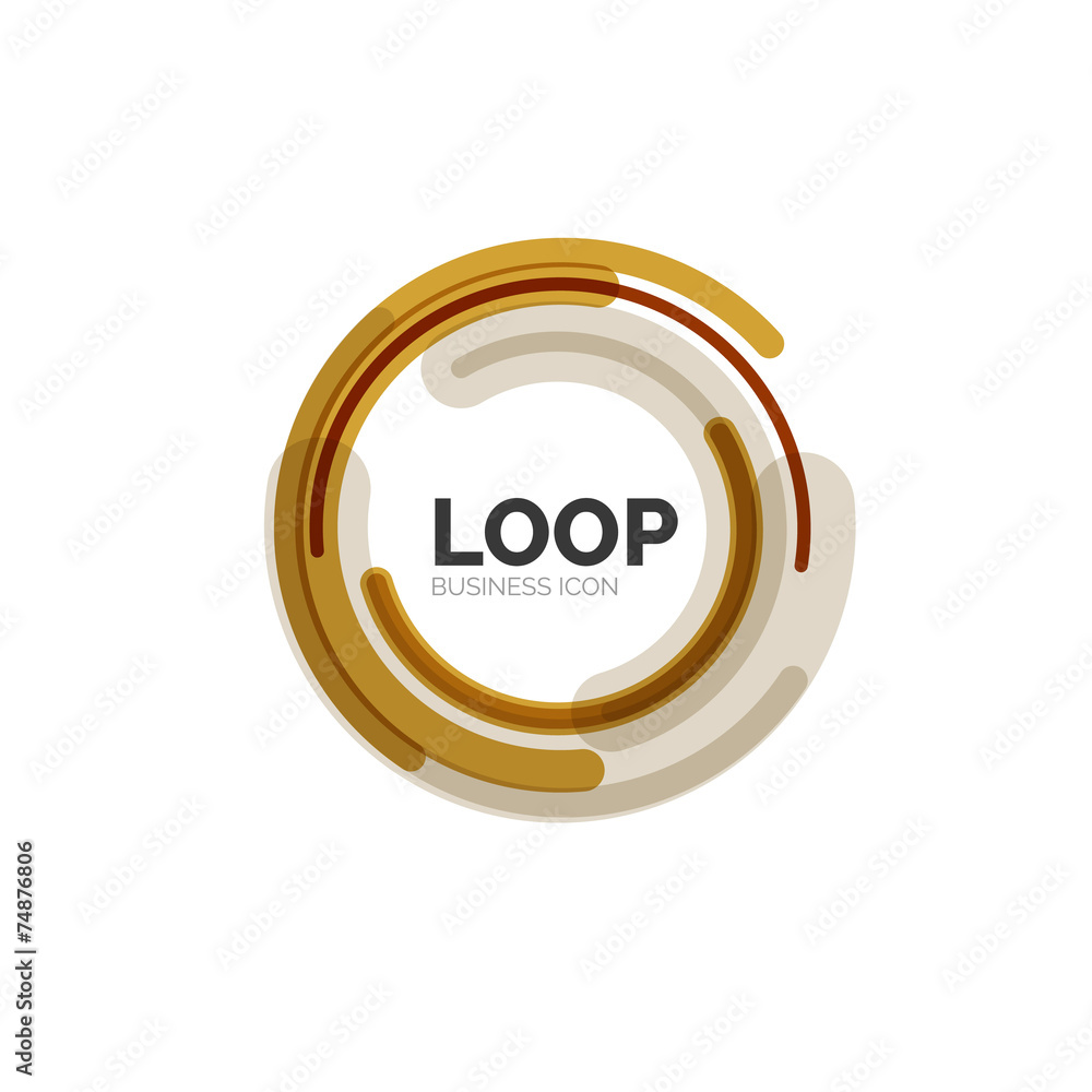 Fototapeta premium Loop, infinity business icon