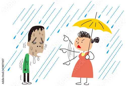 自己中心な女性の説教