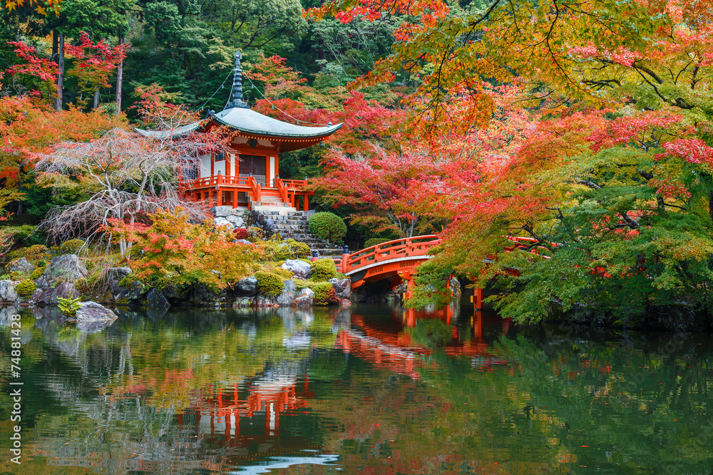 Naklejka premium Daigoji Temple in Kyoto
