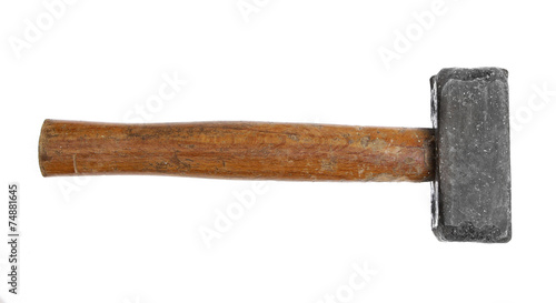Fotografia hammers big large medium small wooden handle working vintage iso