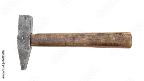 Fotografie, Obraz hammers big large medium small wooden handle working vintage iso