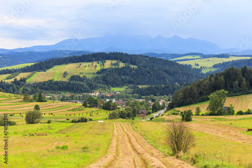 View from Spisz to The Tatra Mountains, Poland