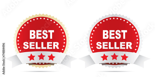 Bestseller label.