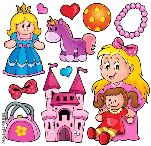Collection with toys theme 1
