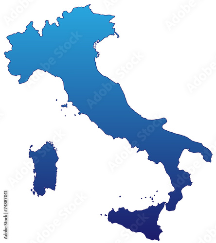 Italien in Blau #74887041