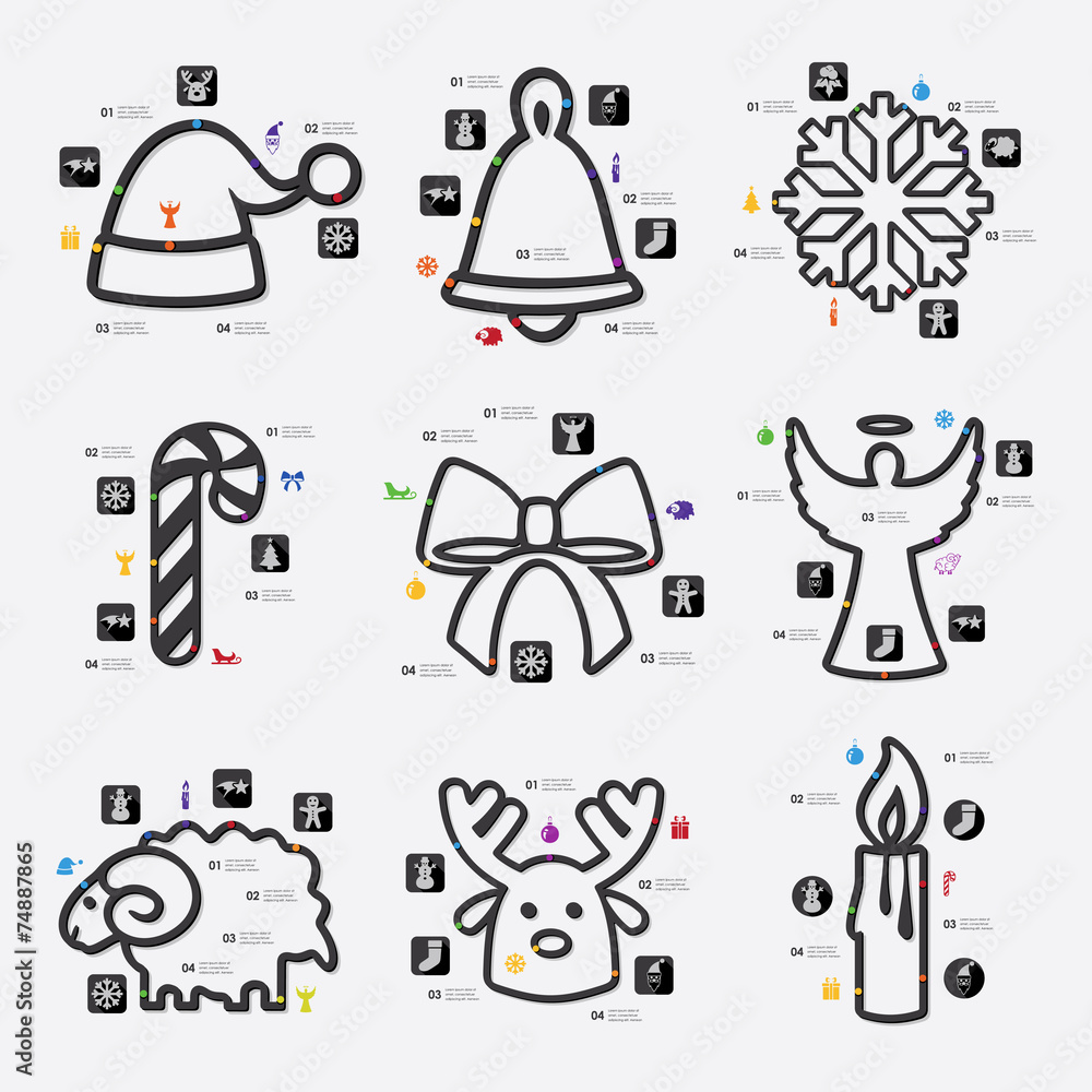 Christmas infographic Christmas infographic