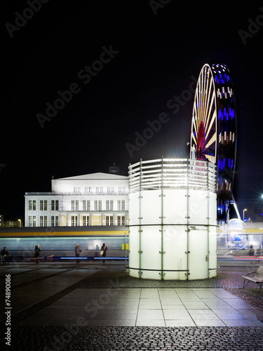 Weihnachtsmarkt Leipzig Augustusplatz