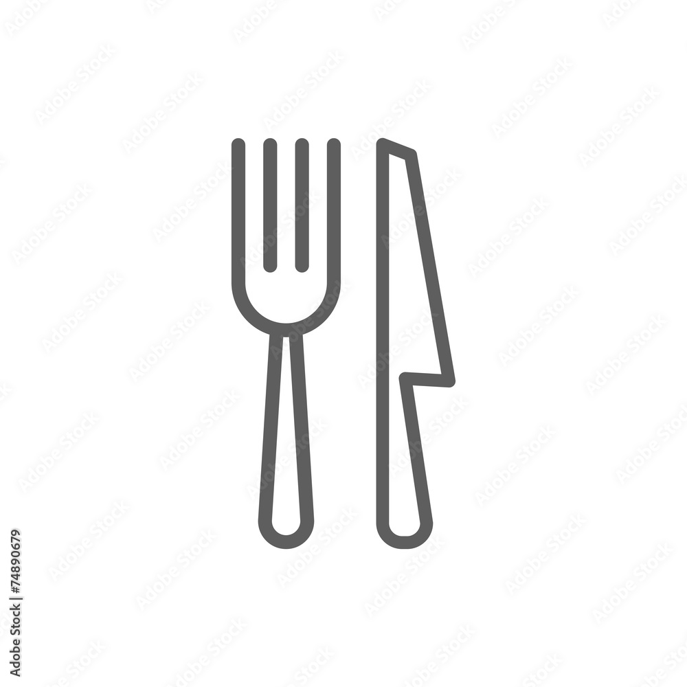 fork knife icon fork knife icon