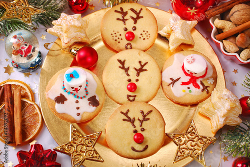 funny christmas cookies made by kids
