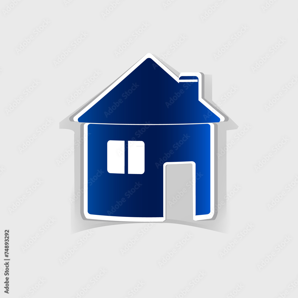 realistic design element: house icon realistic design element: house icon