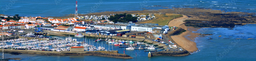 port herbaudière aérien Noirmoutier