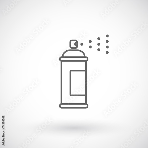 Spray paint outline icon