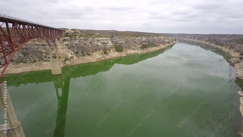 Pecos River aerial drone video Pecos River aerial drone video