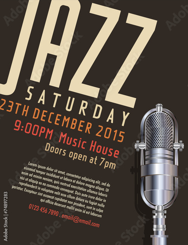 Jazz festival poster