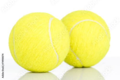 Tennis Ball in White backhground