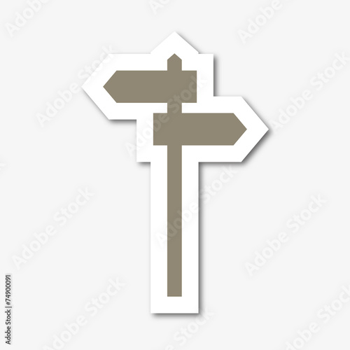 Logo pancarte. Randonnée.