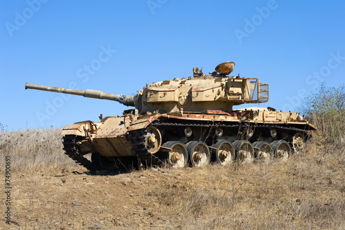 Old tank of war