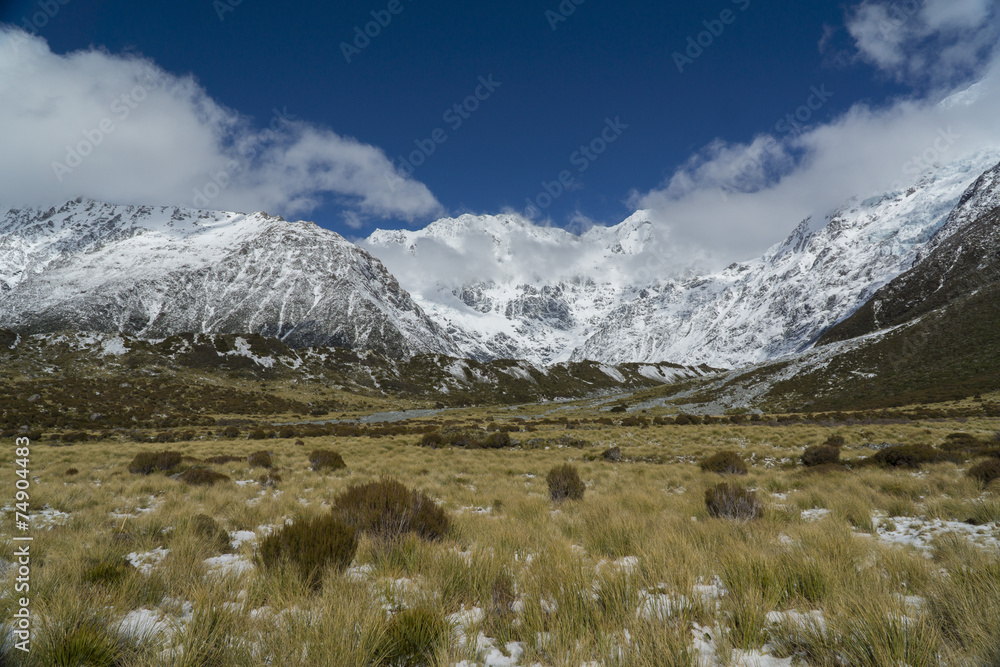 Fototapeta premium Mountain landscape, New Zealand