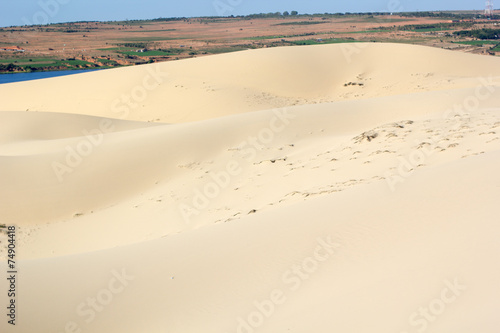 Sand texture at Phan Thiet  Vietnam