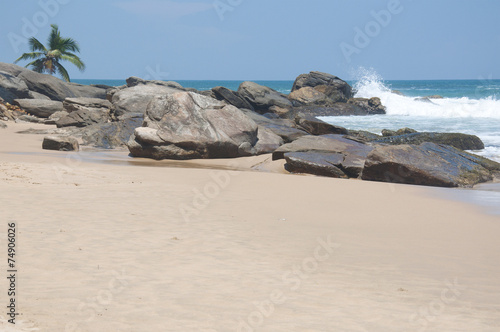 A beautiful day at the beach in Tangalle, Sri Lanka