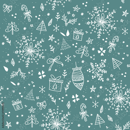 New Year Seamless Pattern 2