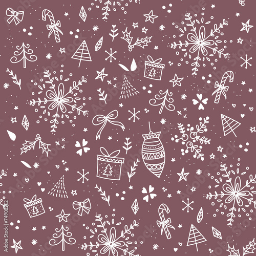 New Year Seamless Pattern 5