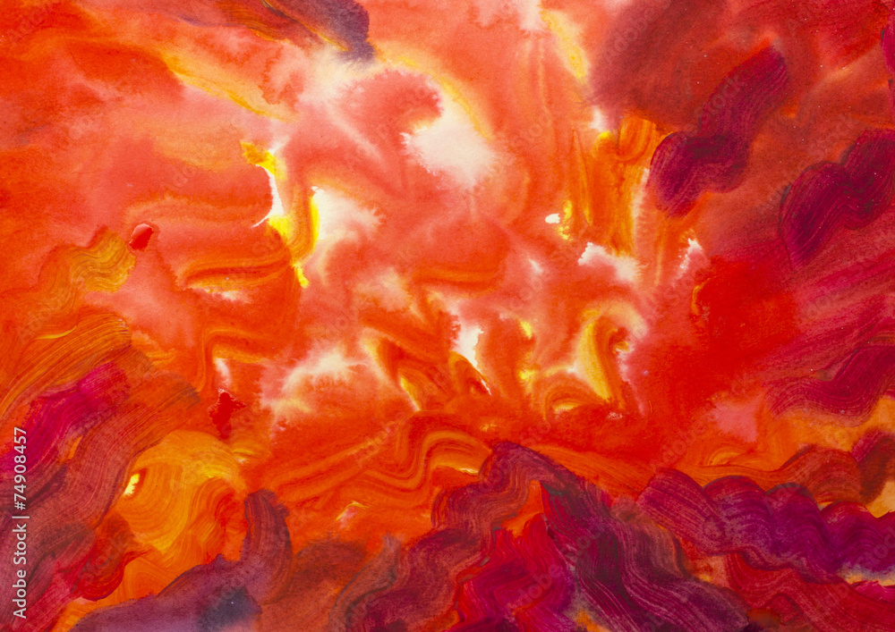 Obraz premium a fiery whirlwind