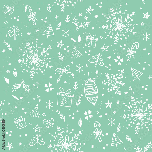 New Year Seamless Pattern 10