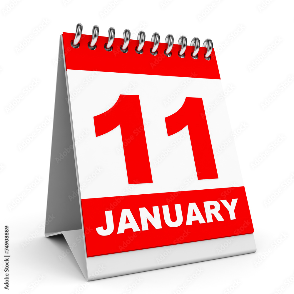 Calendar. 11 January. Calendar. 11 January.