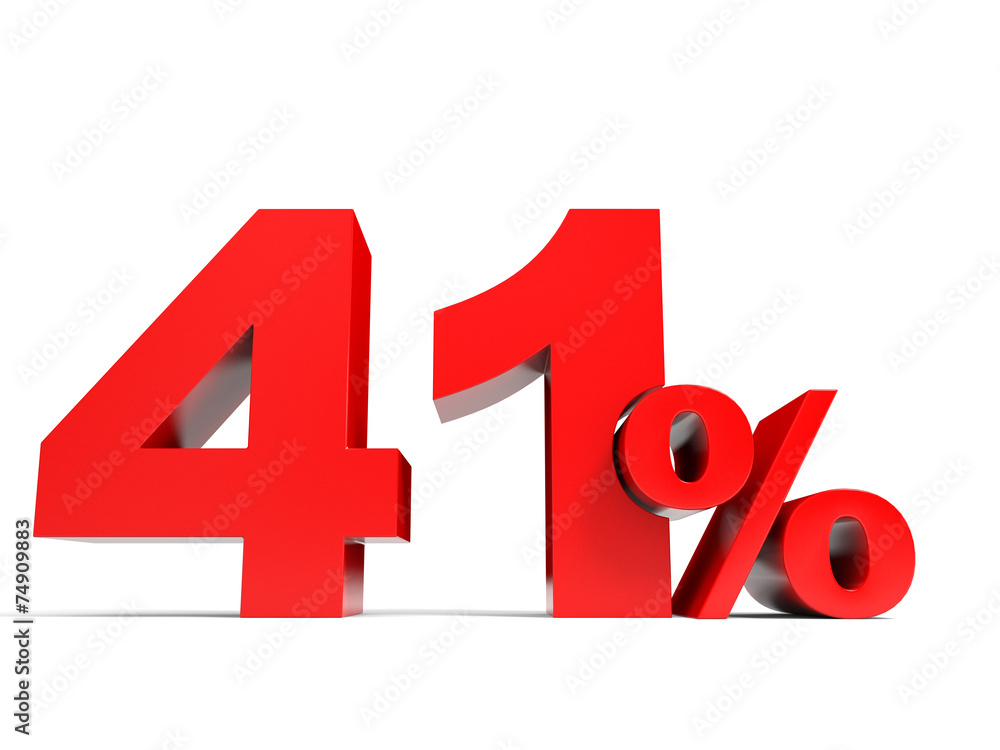 Red forty one percent off. Discount 41%. Red forty one percent off. Discount 41%.