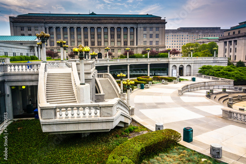 View of buildings at the Capitol Complex in Harrisburg, Pennsylv photo
