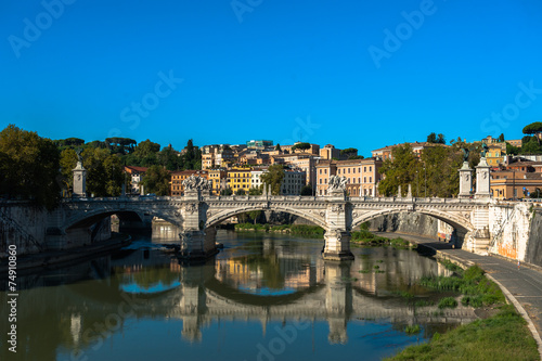 River Tibra in Rome, Italy