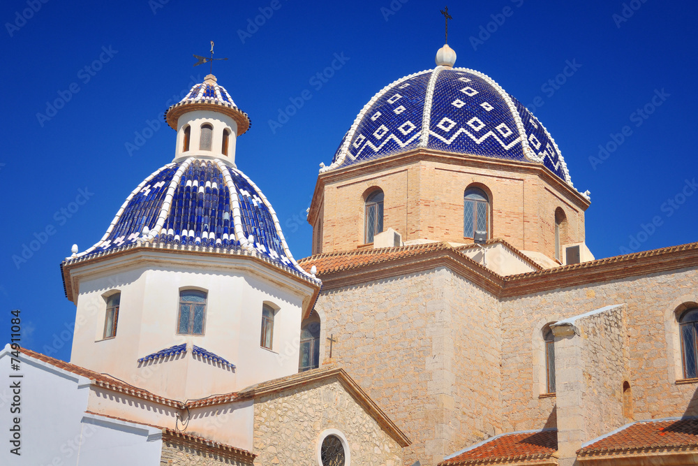 Our Lady of Solace Church in Altea, Costa Blanca