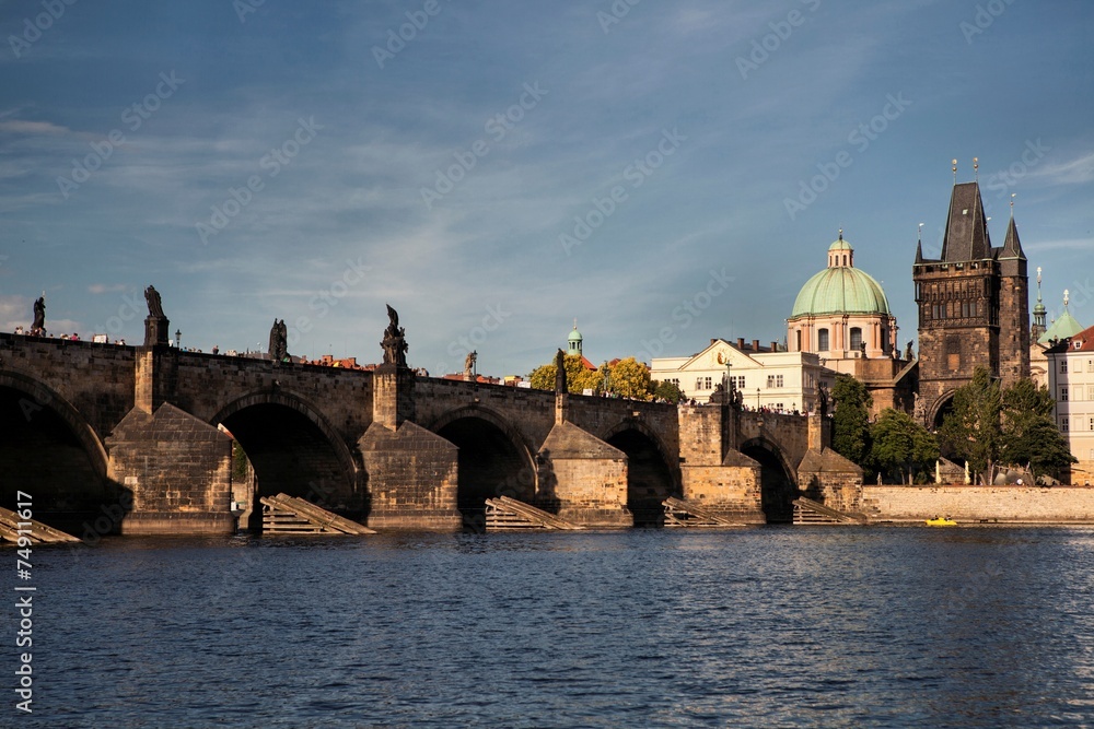 Fototapeta premium Charles Bridge in Prague, Czech Republic