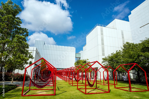 Quadro em tela High Museum in midtown Atlanta