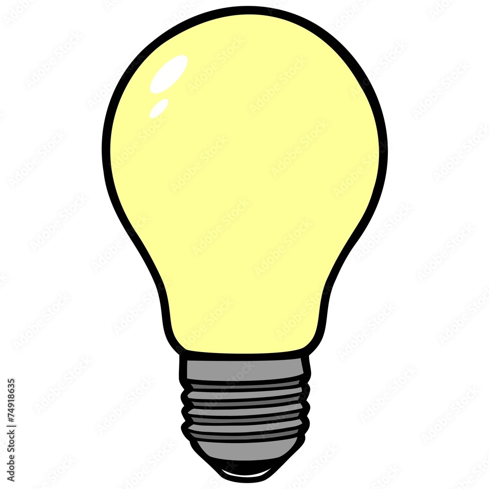 Obraz premium Light Bulb Icon
