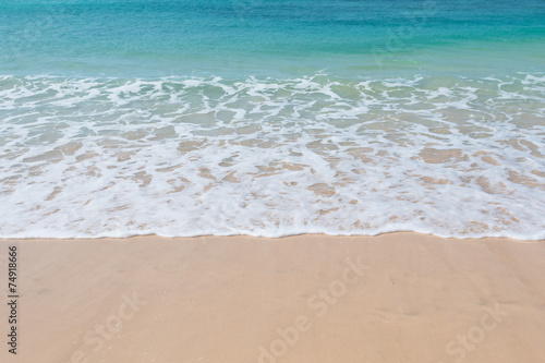  Clear water in Chaves beach Praia de Chaves in Boavista Cape Ve