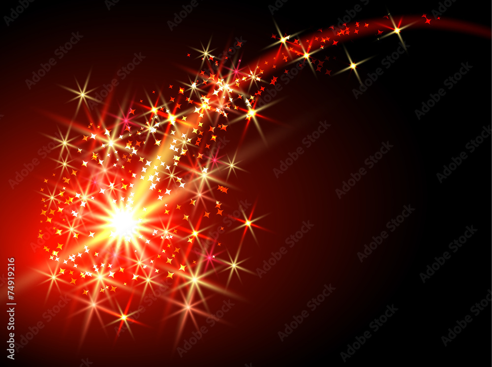 Flying comet Flying comet