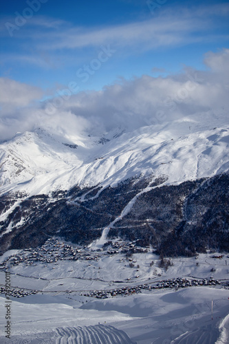 Wallpaper Mural winter time in Alps Torontodigital.ca