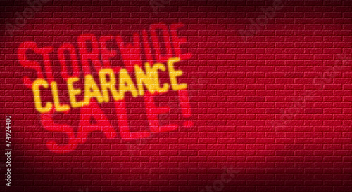 Storewide Clearance Sale Brick